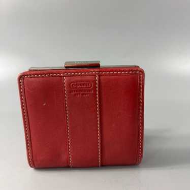 Coach bifold wallet red - Gem