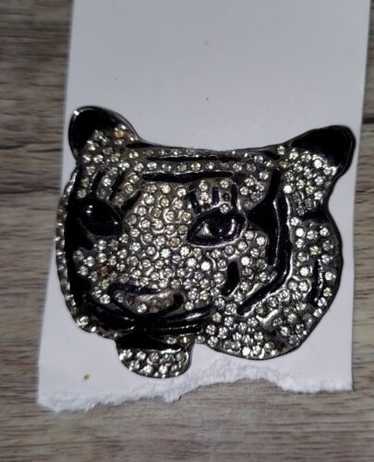 Gucci tiger head brooch - Gem