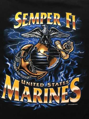 United States Marines Semper Fi USMC Men's T-Shirt Si… - Gem