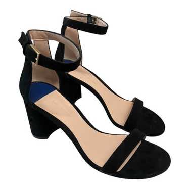 Stuart Weitzman Nearlynude Strap Sandal Block Heel