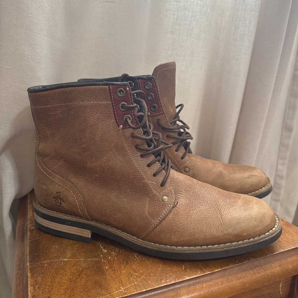 Original Penguin Original Penguin by Munsingwear Men Size 9 Brown Leather