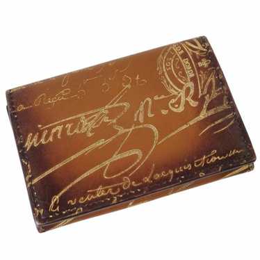 Imbuia Gradiant Scritto Leather Card Holder | Berluti IT