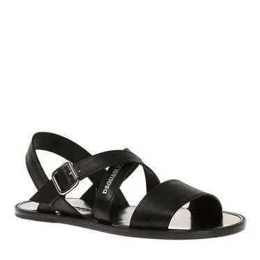 サンダル DSQUARED2 Men Sandals Black FFM002317203516 2124 DSQUARED2 stud-detail calf-leather Sandals | Black | FARFETCH