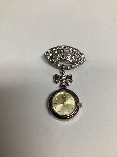 1940s watch brooch lunesa - Gem