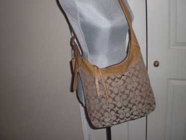 バッグ Coach Bleecker Signature Hobo Shoulder Coach Signature Logo Bleecker Bucket/Hobo Bag H0768-11438
