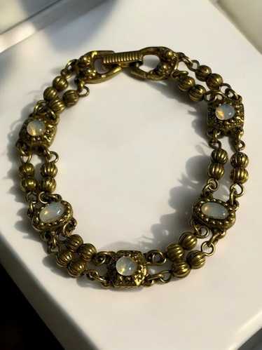 Vtg goldette bracelet - Gem