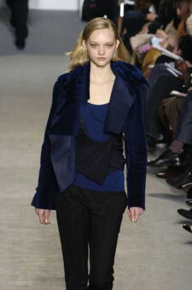 ジャケット・アウター HELMUT LANG 2004 purple Helmut Lang 2004 Plastic-Bonded Bondage Bomber Jacket with
