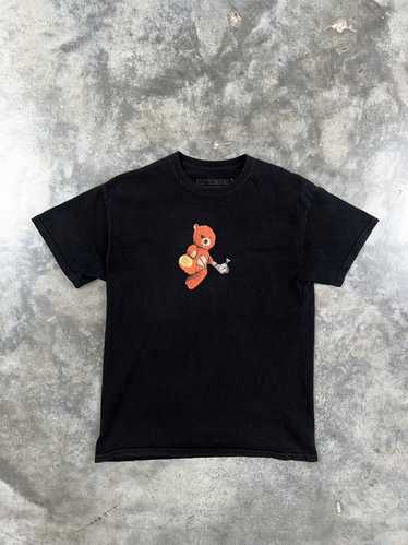 Tシャツ・カットソー Travis Scott Teddy Bear Tee Black SS 19 2019 Travis Scott Astroworld Teddy Bear T-Shirt Black Men's - US