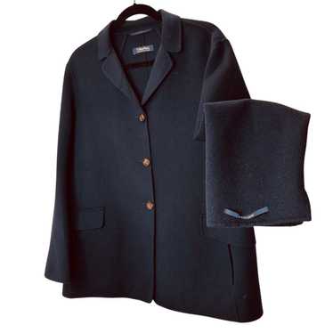 Max Mara 】'S Max Mara Cucito Amano Coat 38 Lavender Blue | eBay
