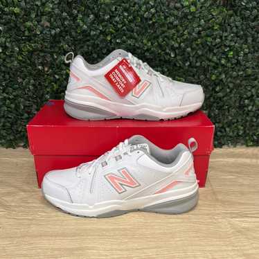 New Balance 608 ホワイトスニーカー ニューバランス NEW BALANCE 608 ホワイト ピンク 24.5cm - メルカリ