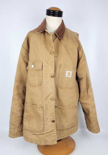 【わわわ】Carhartt MichiganChoreCoat Real Vintage Carhartt Michigan Chore Coat Tan