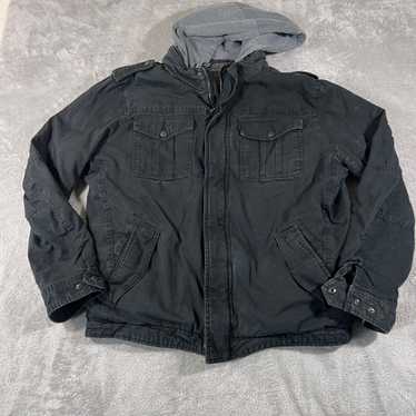 LEVI'Sフーデッド ミリタリーシェルパコート MILITARY 実物 新品 デッドストック フランス軍 M-64 フィールド