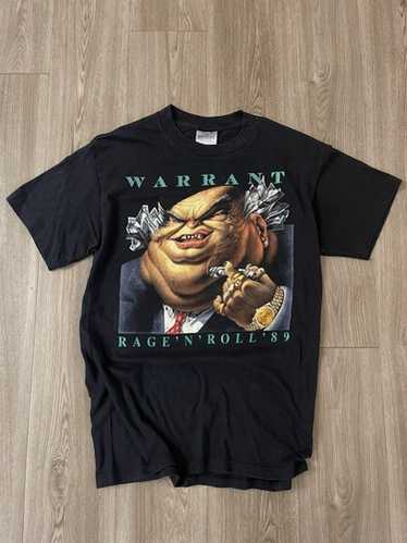80's WARRANT バンドTシャツ Rare 1989 warrant rock - Gem