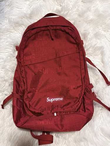 Used supreme backpack red - Gem