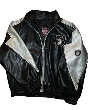【ヴィンテージ】☆NFL raiders☆ A’gem ジャケット Vintage raiders logo jacket - Gem