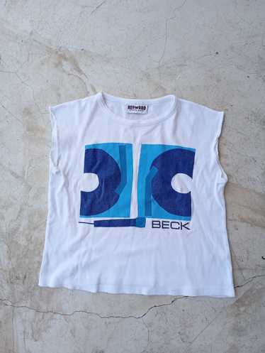 90s〜00s BECK TEE Vintage 90s Beck T Shirt The Ultimate Trip Light Blue Mens