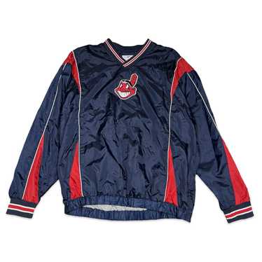 Cleveland Indians ナイロンジャケット Vintage Cleveland Indians Starter Windbreaker Jacket Mens L