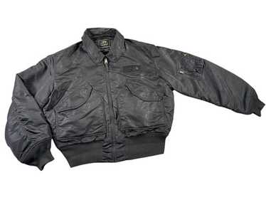 80s 初期 ALPHA MA-1 USA製 LARGE 季節のおすすめ商品 Vintage 80s Zip Full Jacket Bomber MA-1