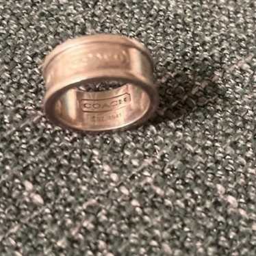 Vintage Authentic COACH Est 1941 Wide Band 925 Sterling