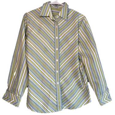 Foxcroft Nyc Wrinkle Free Shirt Womens Sz 12 Colla