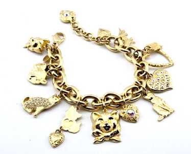 Vintage Kirks Folly Bracelet Aurora Borealis Cryst