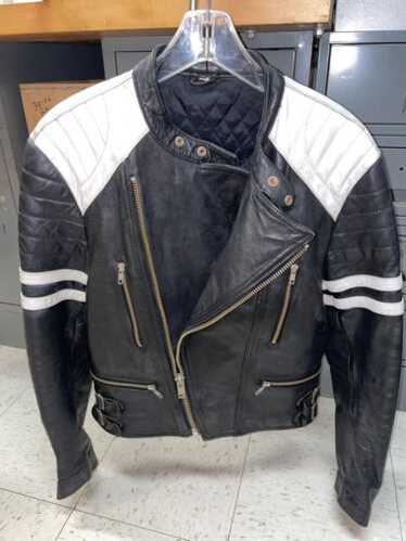 80s men's leather jacket - Gem