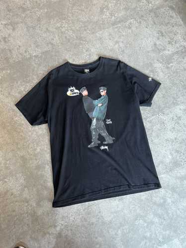 stussy ワッペン raggamon レア 90's stussy 90s old stussy Rat pack print Tee USA製 紺タグ size:M