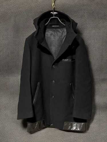 ジャケット・アウター YYph Leather Switching Hooded Jacket sz2 Yohji Yamamoto leather jacket - Gem