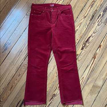 【MOTHER/マザー】 CORDUROY INSIDER CROP mother Size 29 THE INSIDER CROP STEP FRAY Cut-off Corduroy
