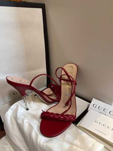 Gucci red leather heels - Gem