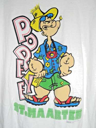 Vintage 90s popeye t-shirt - Gem