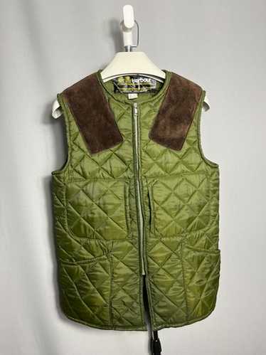 Barbour Three Warrant 90s Fur Vest Beige Brown Unisex M
