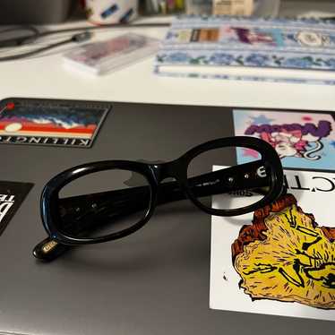 小物 GUCCI sunglasses vintage y2k oval BLK Gucci oval sunglasses vintage - Gem