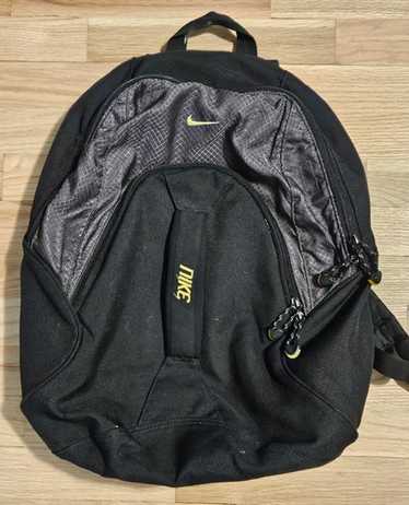⚡️90s old Nike backpack Black オールド　ナイキ Vintage Nike Backpack Black Brown Suede Bottom Center Swoosh