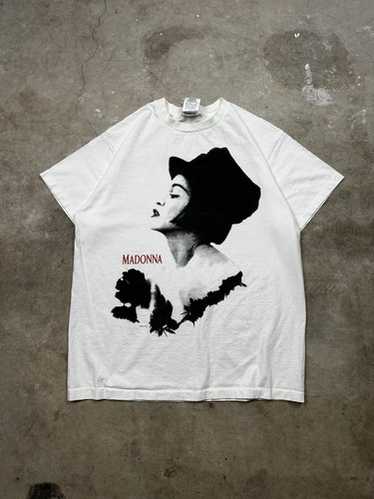 Vintage 90's Madonna Blond Ambition World Tour T-Shirt Mens