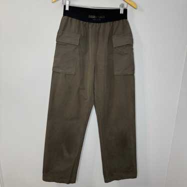 Green Polyester Cargo Pants by Fear of God ESSENTIALS on Sale