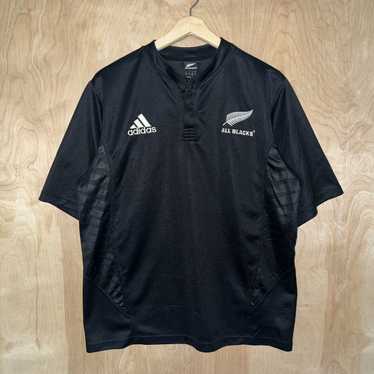 希少 コレクターズアイテム ヴィンテージ ラグビー ニュージーランド代表 all-blacks-adidas-home-replica