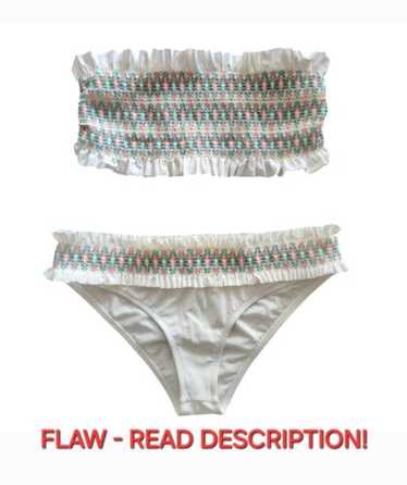 Tory Burch Swim 2pc Costa Ivory Bandeau & Bikini H