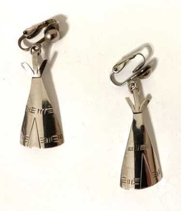 HB AMERICA Sterling Silver Round & Princess CZ Three Row Channel Set W