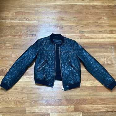 Zara Quilted Bomber Jacket - Gem