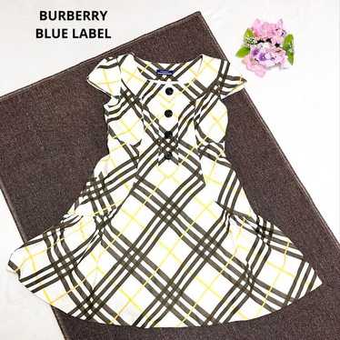 bs6. BURBERRY BLUE LABEL ワンピース 黒×白 サイズ38 bs6. BURBERRY BLUE LABEL ワンピース 黒×白 サイズ38