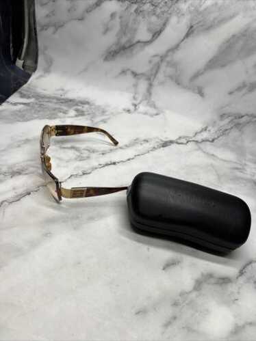 メイリームー　CHANEL CHANEL 4095-B Amber Lens Tortoise Frame CC Swarovski Crystal