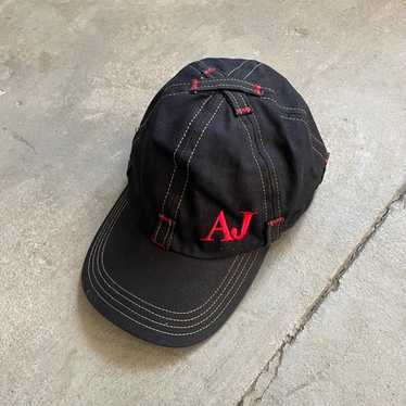 vintage 90's ARMANI JEANS デニムキャップ アルマーニ デニム キャップ 90s usa製 - 帽子 - 帽子