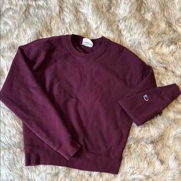 C H A M P I O N Women's Burgundy Sweatshirt