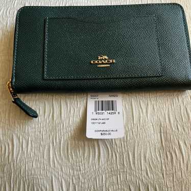 Coach green leather wallet - Gem