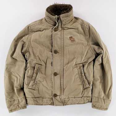 【USED】ABERCROMBIE&FITCH アディロン ダックジャケット M VTG ABERCROMBIE & FITCH Adirondack Jacket Mens L Sherpa