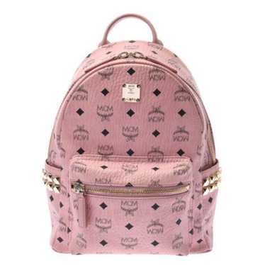 Pink mcm backpack women - Gem