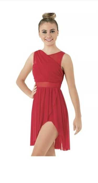 Weissman/Balera Red Dance Costume Size Adult Lg L… - image 1