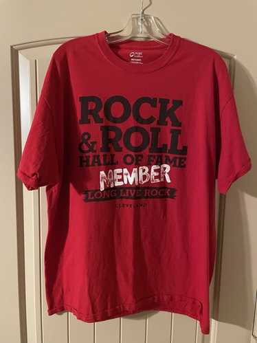 90s ROCK AND ROLL HALL OF FAME バンT USA製 バンドT Tシャツ ロックンロールの殿堂 ミュージアム 古着 90s
