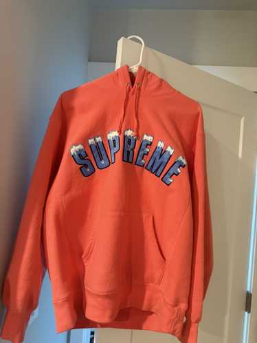 トップス Supreme - Icy Arc Hooded Sweatshirt Buy Supreme Icy Arc Hooded Sweatshirt 'Navy' - FW20SW77 NAVY